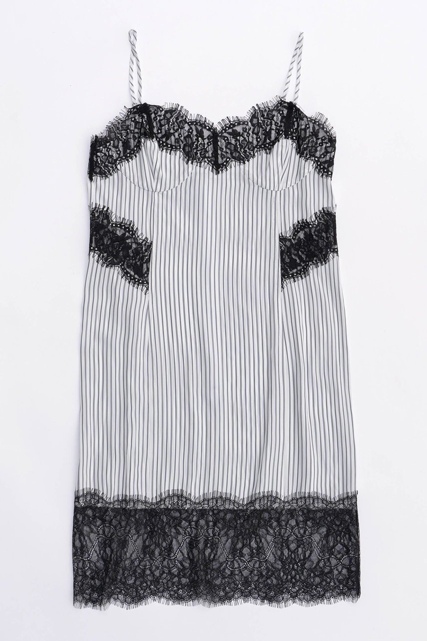 【メゾンスペシャル/MAISON SPECIAL】のTulle Layered Dress/チュールレイヤードワンピース 人気、トレンドファッション・服の通販 founy(ファニー) 　ファッション　Fashion　レディースファッション　Fashion for Women　ワンピース　Dresses　フォーマル・パーティードレス・結婚式用ドレス　Elegant & Casual Dresses　チュニック　Tunic Tops & Dresses　とろみ　Fluid, Flowy Fabric　キャミソール　Camisole, Spaghetti Strap Top　キュプラ　Cupro, Eco Fabric　シアー　Sheer, See-Through　ストライプ　Stripe, Striped Pattern　チュニック　Tunic, Long Top　チュール　Tulip, Tulip Motif　トレンド　Trend, Trending Now　ドッキング　Docking, Mixed Material　リボン　Ribbon, Bow　レース　Lace, Lace Fabric　ロング　Long, Long-Length　エレガント 上品　Elegant　夏　Summer　other-3|ID: prp329100004889512 ipo3291000000036534270