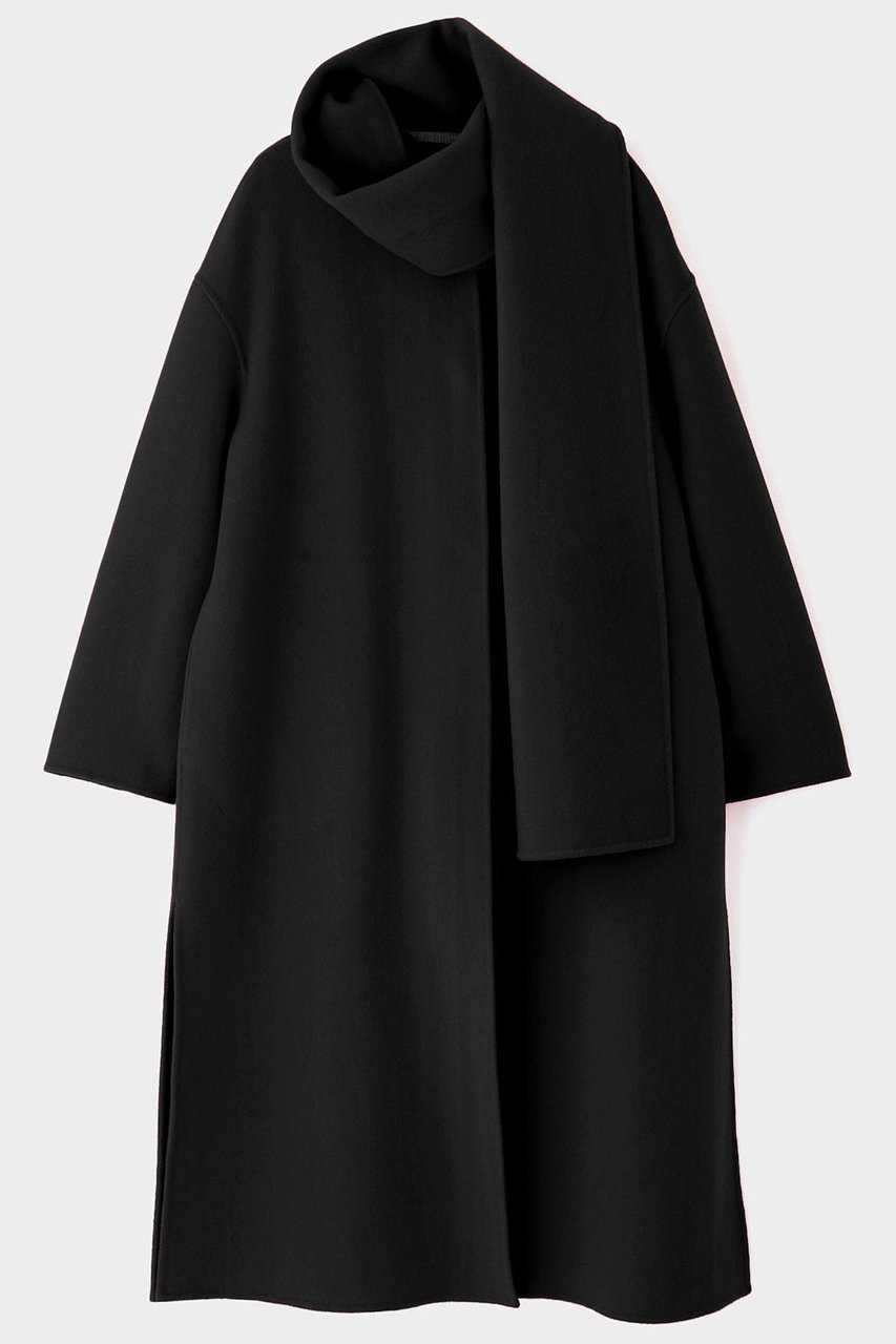 【ル フィル/LE PHIL】のピュアカシミアストール付コート 人気、トレンドファッション・服の通販 founy(ファニー) 　ファッション　Fashion　レディースファッション　Fashion for Women　アウター　Coat / Outerwear Collection　コート・ロングコート・ピーコート　Long Coats, Peacoats & More　ショルダー　Shoulder, Shoulder Strap　シンプル　Simple, Minimal　スタンダード　Standard, Basic　ストール　Stole, Wrap　フォルム　Silhouette, Form　ベーシック　Basic, Essential　マキシ　Maxi, Full Length　リバーシブル　Reversible, Two-Sided　ロング　Long, Long-Length　エレガント 上品　Elegant　other-2|ID: prp329100004889519 ipo3291000000036534363