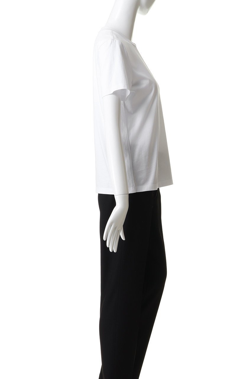 【スリーワン フィリップリム/3.1 Phillip Lim】のマーチ Tシャツ with フラワーアップリケ 人気、トレンドファッション・服の通販 founy(ファニー) ファッション Fashion レディースファッション Fashion for Women トップス・カットソー Cut & Sew Tops シャツ・ブラウス・オフィスカジュアル Elegant Blouses & Button-Ups ロングTシャツ・Tシャツ Longline T-Shirts & Tees カットソー・ベーシックTシャツ Cut-and-Sewn Tops / Stretch Tees & Basics インナー Innerwear クロップド Cropped, Short Length ショート Short, Short Length ジャケット Jacket, Outerwear スリーブ Sleeve, Long Sleeve / Short Sleeve デニム Denim, Jeans Material フィット Fit, Slim Fit フラワー Flower, Floral エレガント 上品 Elegant other-3|ID: prp329100004889530 ipo3291000000036534434