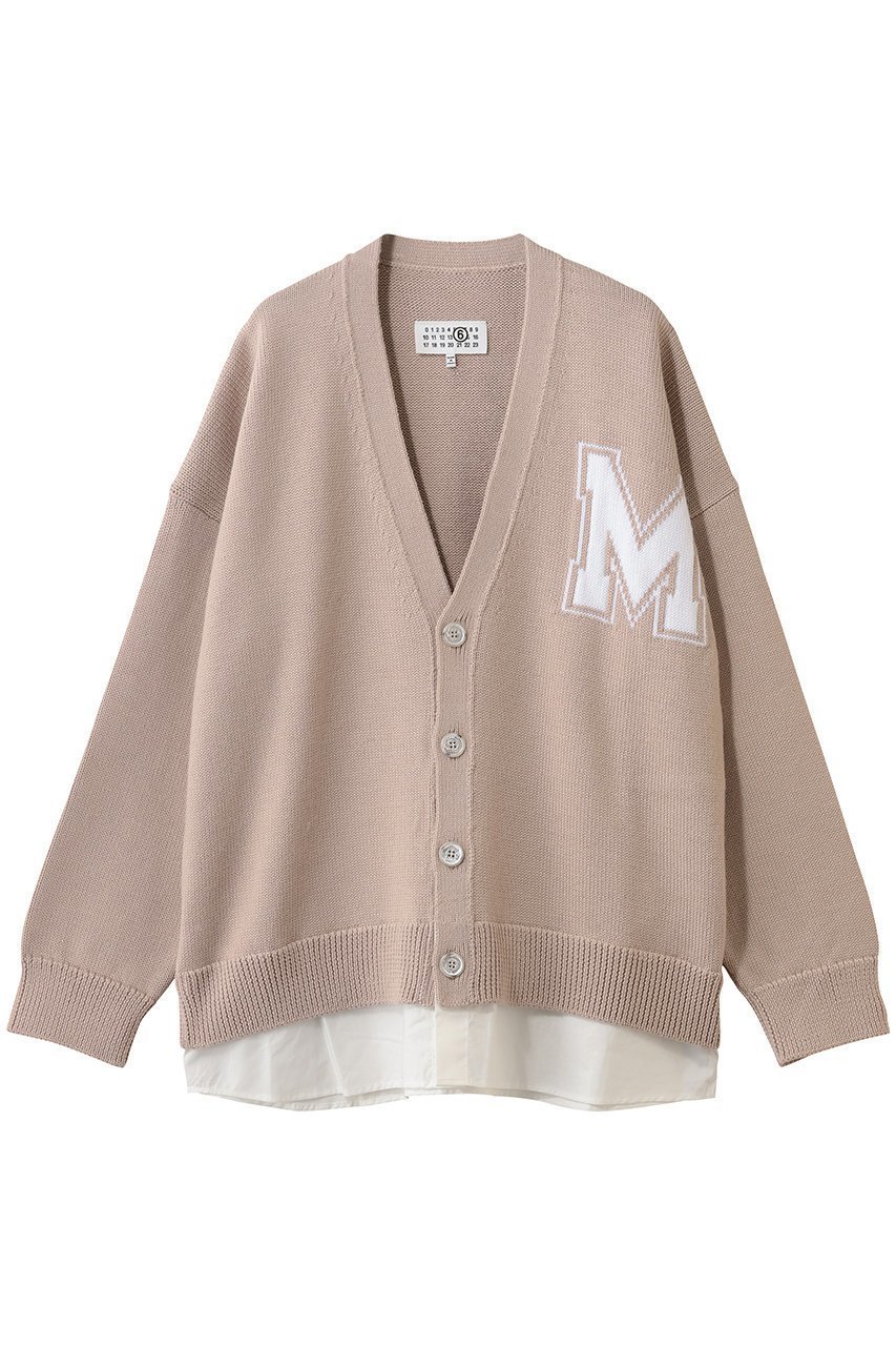 【エムエムシックス メゾンマルジェラ/MM6 Maison Margiela / MEN】の【MEN】Vネックカーディガン インテリア・キッズ・メンズ・レディースファッション・服の通販 founy(ファニー) ファッション Fashion メンズファッション Fashion for Men カーディガン Cardigan, Knitwear パッチ Patch, Appliqué リラックス Relax, Relaxed Fit エレガント 上品 Elegant 新作・新入荷 New Arrivals / New In サンド|ID: prp329100004889573 ipo3291000000036534905