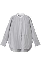 【エブール/ebure】のエッセンシャルコットン クレリックバンドカラーシャツ 人気、トレンドファッション・服の通販 founy(ファニー) ファッション Fashion レディースファッション Fashion for Women トップス・カットソー Cut & Sew Tops シャツ・ブラウス・オフィスカジュアル Elegant Blouses & Button-Ups おすすめ Recommended / Our Picks インナー Innerwear ジャケット Jacket, Outerwear ストライプ Stripe, Striped Pattern スリーブ Sleeve, Long Sleeve / Short Sleeve デニム Denim, Jeans Material ベーシック Basic, Essential ロング Long, Long-Length エレガント 上品 Elegant 定番 Standard, Basic Item |ID:prp329100004889580