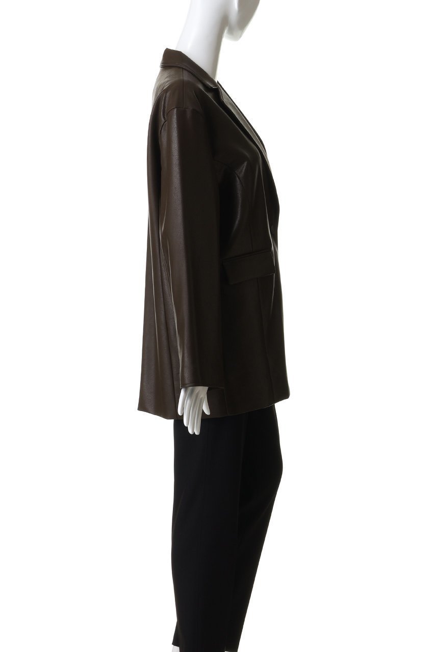 【マノフ/MANOF】のMINIMAL LEATHER JACKETアウター 大人の最旬トレンドファッション＆コーディネート founy(ファウニー) 　ファッション　Fashion　レディースファッション　Fashion for Women　アウター　Coat / Outerwear Collection　レディースジャケット・軽アウター　Jackets　シンプル　Simple, Minimal　ジャケット　Jacket, Outerwear　スラックス　Slacks, Dress Pants　デニム　Denim, Jeans Material　フェイクレザー　Faux Leather, PU Leather　エレガント 上品　Elegant　other-3|ID: prp329100004889601 ipo3291000000036535260