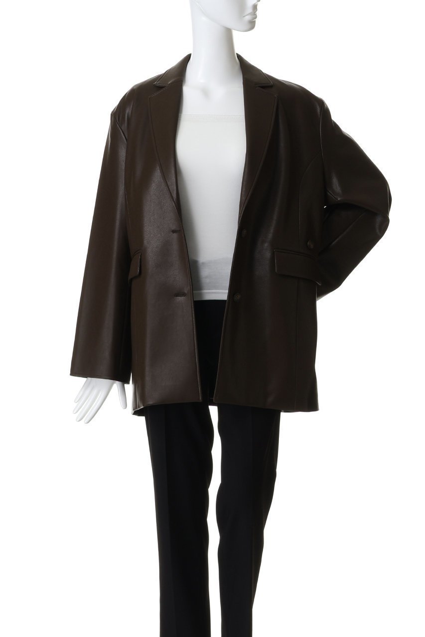 【マノフ/MANOF】のMINIMAL LEATHER JACKETアウター 大人の最旬トレンドファッション＆コーディネート founy(ファウニー) 　ファッション　Fashion　レディースファッション　Fashion for Women　アウター　Coat / Outerwear Collection　レディースジャケット・軽アウター　Jackets　シンプル　Simple, Minimal　ジャケット　Jacket, Outerwear　スラックス　Slacks, Dress Pants　デニム　Denim, Jeans Material　フェイクレザー　Faux Leather, PU Leather　エレガント 上品　Elegant　other-8|ID: prp329100004889601 ipo3291000000036535270
