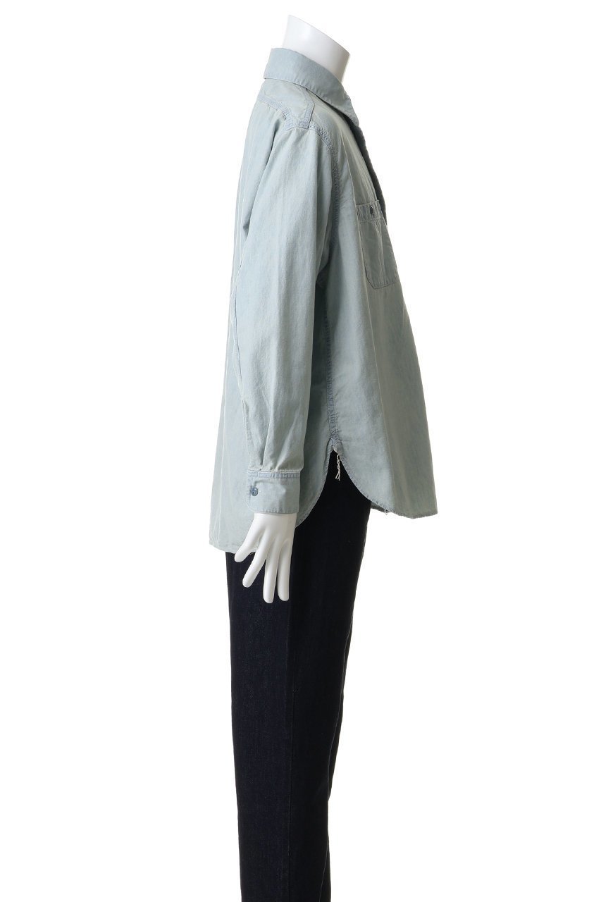 【セブン バイ セブン/SEVEN BY SEVEN / MEN】の【MEN】CHAMBRAY シャツ ロングスリーブ 人気、トレンドファッション・服の通販 founy(ファニー) 　ファッション　Fashion　メンズファッション　Fashion for Men　インディゴ　Indigo Denim　スリーブ　Sleeve, Long Sleeve / Short Sleeve　バランス　Balance, Style Balance　モダン　Modern, Contemporary　リラックス　Relax, Relaxed Fit　ロング　Long, Long-Length　ワーク　Workwear, Utility Style　定番　Standard, Basic Item　羽織　Haori, Light Jacket　other-3|ID: prp329100004889605 ipo3291000000036535355