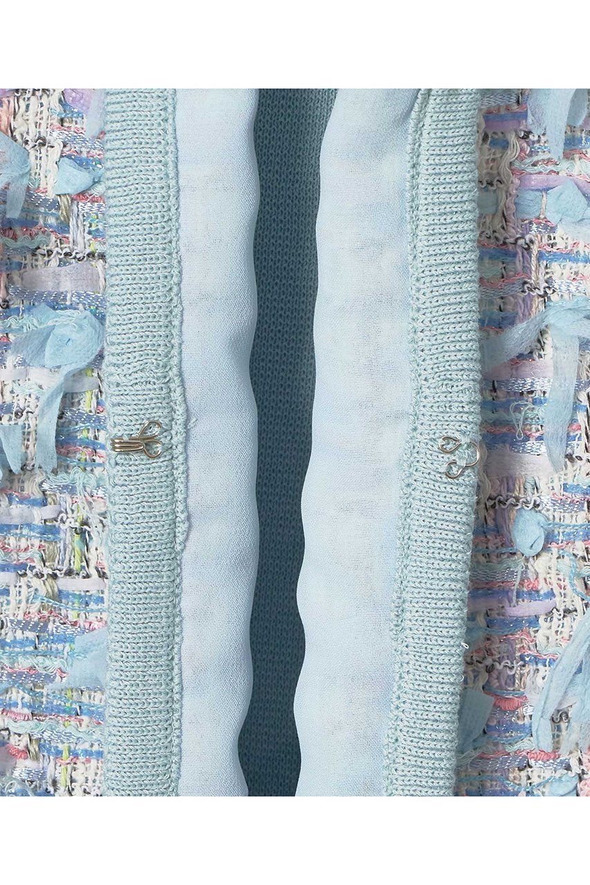 【アナイ/ANAYI】の【セットアップ対象商品】ブルーミックスツイードコンビカーディガン 人気、トレンドファッション・服の通販 founy(ファニー) ファッション Fashion レディースファッション Fashion for Women トップス・カットソー Cut & Sew Tops ニット Knit Tops & Sweaters カーディガン・羽織り Layered Style Cardigans カーディガン Cardigan, Knitwear セットアップ Set-Up, Coordinated Outfit ツイード Twill, Twill Weave フランス France, French ミラノリブ Milano Rib, Milano Stitch 春 Spring other-6|ID: prp329100004889606 ipo3291000000036535373