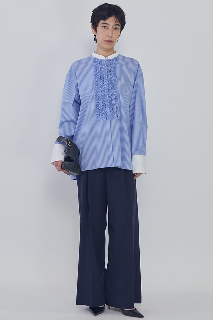 【プルミエ アロンディスモン/1er Arrondissement】のウールギャバジントラウザー 人気、トレンドファッション・服の通販 founy(ファニー) ファッション Fashion レディースファッション Fashion for Women パンツ Pants & Trousers ジャケット Jacket, Outerwear なめらか Smooth, Silky Texture バランス Balance, Style Balance マニッシュ Mannish, Boyish ワイド Wide, Wide Fit 日本製 Made In Japan エレガント 上品 Elegant other-4|ID: prp329100004889608 ipo3291000000036535406