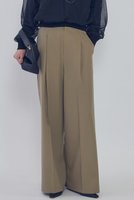 【プルミエ アロンディスモン/1er Arrondissement】のウールギャバジントラウザー 人気、トレンドファッション・服の通販 founy(ファニー) ファッション Fashion レディースファッション Fashion for Women パンツ Pants & Trousers ジャケット Jacket, Outerwear なめらか Smooth, Silky Texture バランス Balance, Style Balance マニッシュ Mannish, Boyish ワイド Wide, Wide Fit 日本製 Made In Japan エレガント 上品 Elegant |ID:prp329100004889608