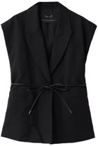 【ルームエイト/Room no.8】の【Room no.8 BLACK】LINEN ダブルブレスト ボリューム ジレ 人気、トレンドファッション・服の通販 founy(ファニー) ファッション Fashion レディースファッション Fashion for Women アウター Coat / Outerwear Collection レディースジャケット・軽アウター Jackets クール Cool, Chic ジャケット Jacket, Outerwear ダブル Double, Double-Breasted ベスト Vest, Waistcoat リネン Linen, Linen Fabric 新作・新入荷 New Arrivals / New In thumbnail ブラック|ID: prp329100004889621 ipo3291000000036535542