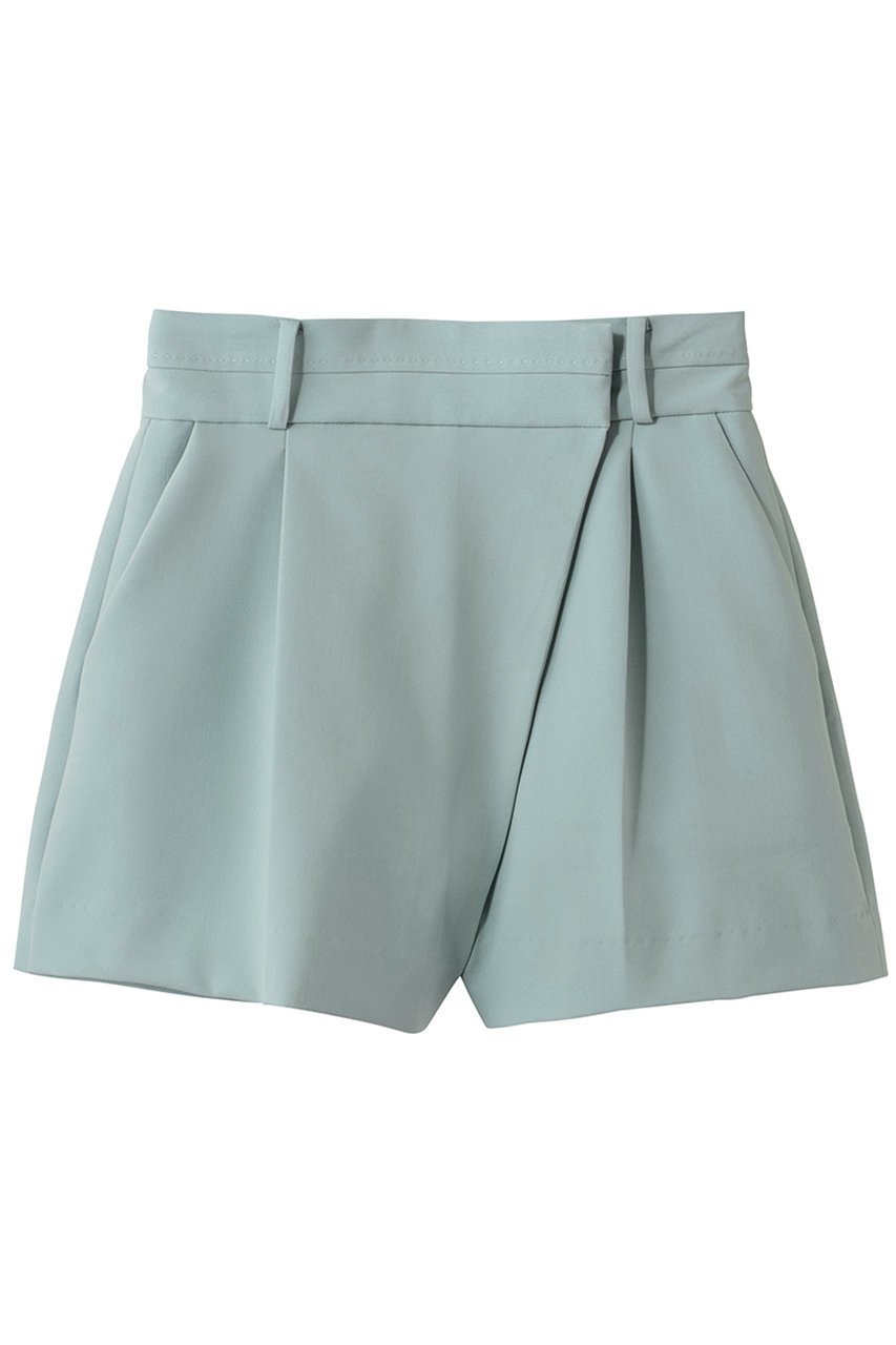 【メゾンスペシャル/MAISON SPECIAL】のAsymmetrical Short Pants/アシメタックショートパンツ インテリア・キッズ・メンズ・レディースファッション・服の通販 founy(ファウニー) 　ファッション　Fashion　レディースファッション　Fashion for Women　パンツ　Pants & Trousers　ショートパンツ・ハーフパンツ　High-Waisted & Relaxed Shorts　おすすめ　Recommended / Our Picks　ショート　Short, Short Length　ジャケット　Jacket, Outerwear　フロント　Front, Front Design　マニッシュ　Mannish, Boyish　エレガント 上品　Elegant　M.GRN(ミントグリーン)|ID: prp329100004889626 ipo3291000000036535582