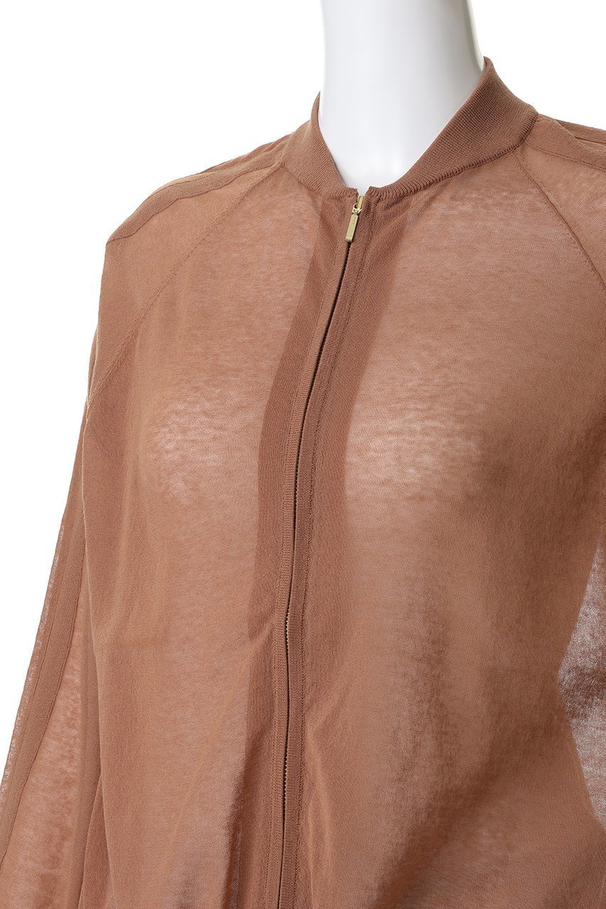 【ルームエイト/Room no.8】のCOTTON SHEER ZIP UP ブルゾン 人気、トレンドファッション・服の通販 founy(ファニー) 　ファッション　Fashion　レディースファッション　Fashion for Women　アウター　Coat / Outerwear Collection　レディースジャケット・軽アウター　Jackets　ブルゾンジャケット・スポーティアウター　Blouson Jackets　エレガント 上品　Elegant　シアー　Sheer, See-Through　ジャケット　Jacket, Outerwear　スポーティ　Sporty, Casual Athletic　フェミニン　Feminine, Girly　ブルゾン　Blouson, Bomber Jacket　夏　Summer　新作・新入荷　New Arrivals / New In　春　Spring　S/S・春夏　SS, Spring/Summer, Warm Season　other-5|ID: prp329100004889629 ipo3291000000036535608