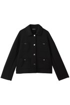 【マックスマーラ/Max Mara】の【 S Max Mara】ARMONIOS ジャージージャケット 大人の最旬トレンドファッション＆コーディネート founy(ファウニー) ファッション Fashion レディースファッション Fashion for Women アウター Coat / Outerwear Collection レディースジャケット・軽アウター Jackets クロップド Cropped, Short Length コンパクト Compact, Small Size ジャケット Jacket, Outerwear ストレッチ Stretch, Stretchy Fabric リュクス Luxury, Elegant, High-End, Chic 再入荷 Restock / Back in Stock thumbnail ブラック|ID: prp329100004889635 ipo3291000000036535670