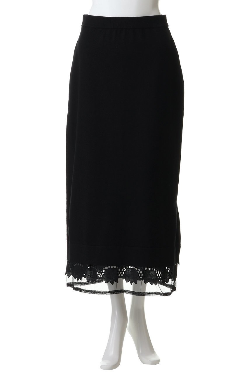 【ミュベール/MUVEIL】のスキッパーポロセットアップニット 人気、トレンドファッション・服の通販 founy(ファニー) 　ファッション　Fashion　レディースファッション　Fashion for Women　トップス・カットソー　Cut & Sew Tops　ニット　Knit Tops & Sweaters　カジュアルプルオーバー・ニットトップス　Pullovers & Knit Tops / Casual Pullovers　なめらか　Smooth, Silky Texture　シルク　Silk, 100% Silk　セットアップ　Set-Up, Coordinated Outfit　フィット　Fit, Slim Fit　フラワー　Flower, Floral　ボックス　Boxy, Box Shape　モチーフ　Motif, Design Theme　レース　Lace, Lace Fabric　other-7|ID: prp329100004889641 ipo3291000000036535740