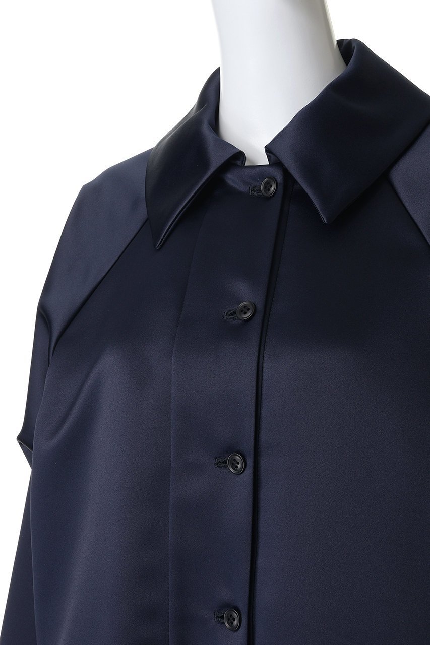 【ミズイロ インド/mizuiro ind】のsatin dolman coat コート 大人の最旬トレンドファッション＆コーディネート founy(ファウニー) 　ファッション　Fashion　レディースファッション　Fashion for Women　アウター　Coat / Outerwear Collection　コート・ロングコート・ピーコート　Long Coats, Peacoats & More　サテン　Satin, Glossy Fabric　シンプル　Simple, Minimal　スリーブ　Sleeve, Long Sleeve / Short Sleeve　フロント　Front, Front Design　ポケット　Pocket, Pocket Detail　ロング　Long, Long-Length　エレガント 上品　Elegant　other-5|ID: prp329100004889648 ipo3291000000036616970