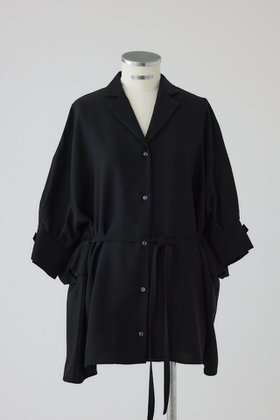 【リムアーク/RIM.ARK】 Back balloon JK like SH/シャツ人気、トレンドファッション・服の通販 founy(ファニー) ファッション Fashion レディースファッション Fashion for Women トップス・カットソー Cut & Sew Tops シャツ・ブラウス・オフィスカジュアル Elegant Blouses & Button-Ups ジャケット Jacket, Outerwear スリーブ Sleeve, Long Sleeve / Short Sleeve バルーン Balloon, Balloon Silhouette ロング Long, Long-Length エレガント 上品 Elegant |ID:prp329100004889662