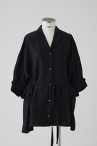 【リムアーク/RIM.ARK】のBack balloon JK like SH/シャツ 人気、トレンドファッション・服の通販 founy(ファニー) ファッション Fashion レディースファッション Fashion for Women トップス・カットソー Cut & Sew Tops シャツ・ブラウス・オフィスカジュアル Elegant Blouses & Button-Ups ジャケット Jacket, Outerwear スリーブ Sleeve, Long Sleeve / Short Sleeve バルーン Balloon, Balloon Silhouette ロング Long, Long-Length エレガント 上品 Elegant thumbnail ブラック|ID: prp329100004889662 ipo3291000000036536043