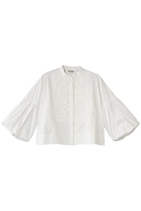 【マリリンムーン/MARILYN MOON】 【SOI-MeME】ダイヤタックエンブロイダリーブラウス人気、トレンドファッション・服の通販 founy(ファニー) ファッション Fashion レディースファッション Fashion for Women トップス・カットソー Cut & Sew Tops シャツ・ブラウス・オフィスカジュアル Elegant Blouses & Button-Ups スリーブ Sleeve, Long Sleeve / Short Sleeve バランス Balance, Style Balance パール Pearl, Pearl Accent ボックス Boxy, Box Shape マニッシュ Mannish, Boyish モダン Modern, Contemporary ロング Long, Long-Length |ID:prp329100004889663