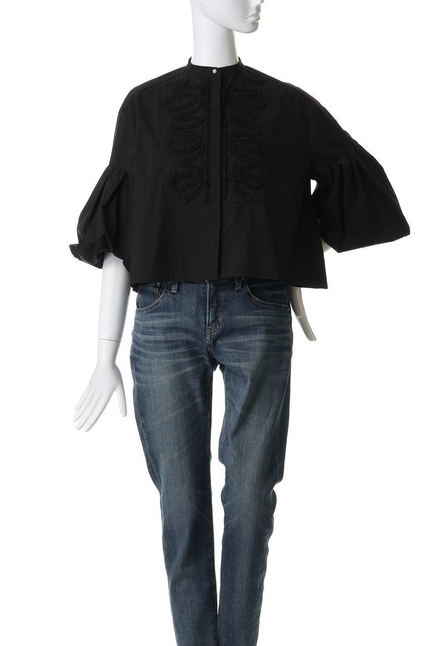 【マリリンムーン/MARILYN MOON】の【SOI-MeME】ダイヤタックエンブロイダリーブラウス 人気、トレンドファッション・服の通販 founy(ファニー) 　ファッション　Fashion　レディースファッション　Fashion for Women　トップス・カットソー　Cut & Sew Tops　シャツ・ブラウス・オフィスカジュアル　Elegant Blouses & Button-Ups　スリーブ　Sleeve, Long Sleeve / Short Sleeve　バランス　Balance, Style Balance　パール　Pearl, Pearl Accent　ボックス　Boxy, Box Shape　マニッシュ　Mannish, Boyish　モダン　Modern, Contemporary　ロング　Long, Long-Length　other-2|ID: prp329100004889663 ipo3291000000036536071