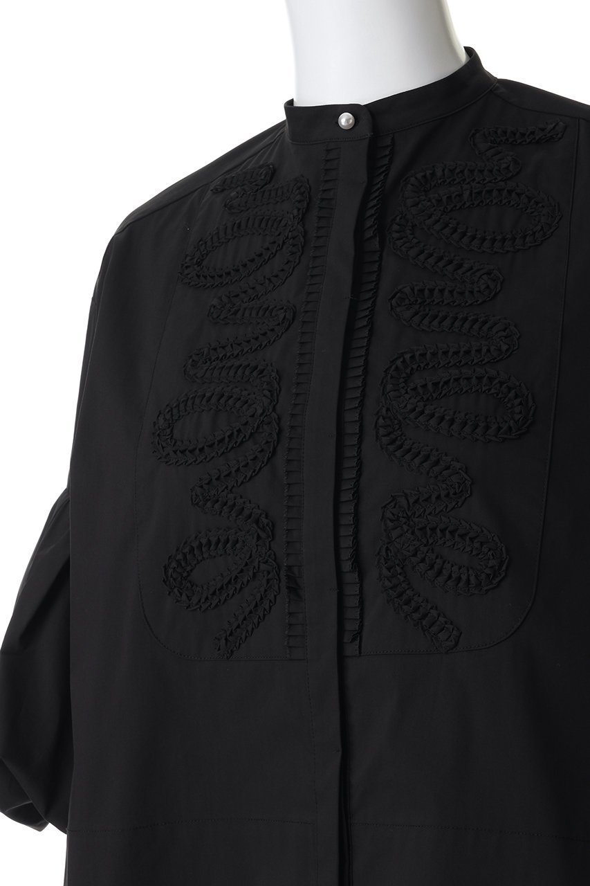 【マリリンムーン/MARILYN MOON】の【SOI-MeME】ダイヤタックエンブロイダリーブラウス 人気、トレンドファッション・服の通販 founy(ファニー) 　ファッション　Fashion　レディースファッション　Fashion for Women　トップス・カットソー　Cut & Sew Tops　シャツ・ブラウス・オフィスカジュアル　Elegant Blouses & Button-Ups　スリーブ　Sleeve, Long Sleeve / Short Sleeve　バランス　Balance, Style Balance　パール　Pearl, Pearl Accent　ボックス　Boxy, Box Shape　マニッシュ　Mannish, Boyish　モダン　Modern, Contemporary　ロング　Long, Long-Length　other-5|ID: prp329100004889663 ipo3291000000036536077