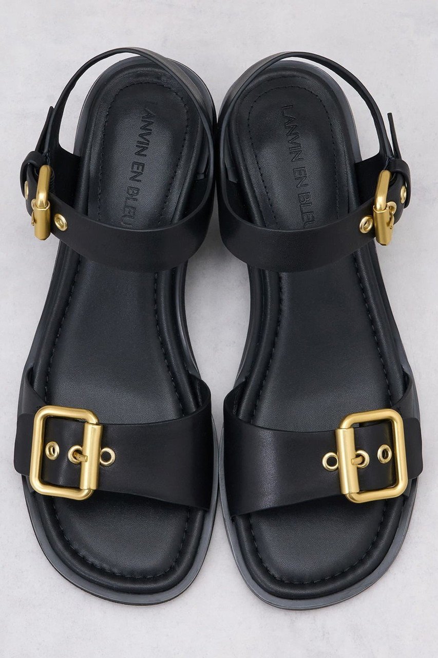 【ランバン オン ブルー/LANVIN en Bleu】のレザーベルトサンダル 人気、トレンドファッション・服の通販 founy(ファニー) 　ファッション　Fashion　レディースファッション　Fashion for Women　ベルト&ウエストマーク　Belts & Waist Accessories　クラシック　Classic, Timeless Style　サンダル　Sandals, Summer Shoes　フィット　Fit, Slim Fit　エレガント 上品　Elegant　other-4|ID: prp329100004889669 ipo3291000000036536192