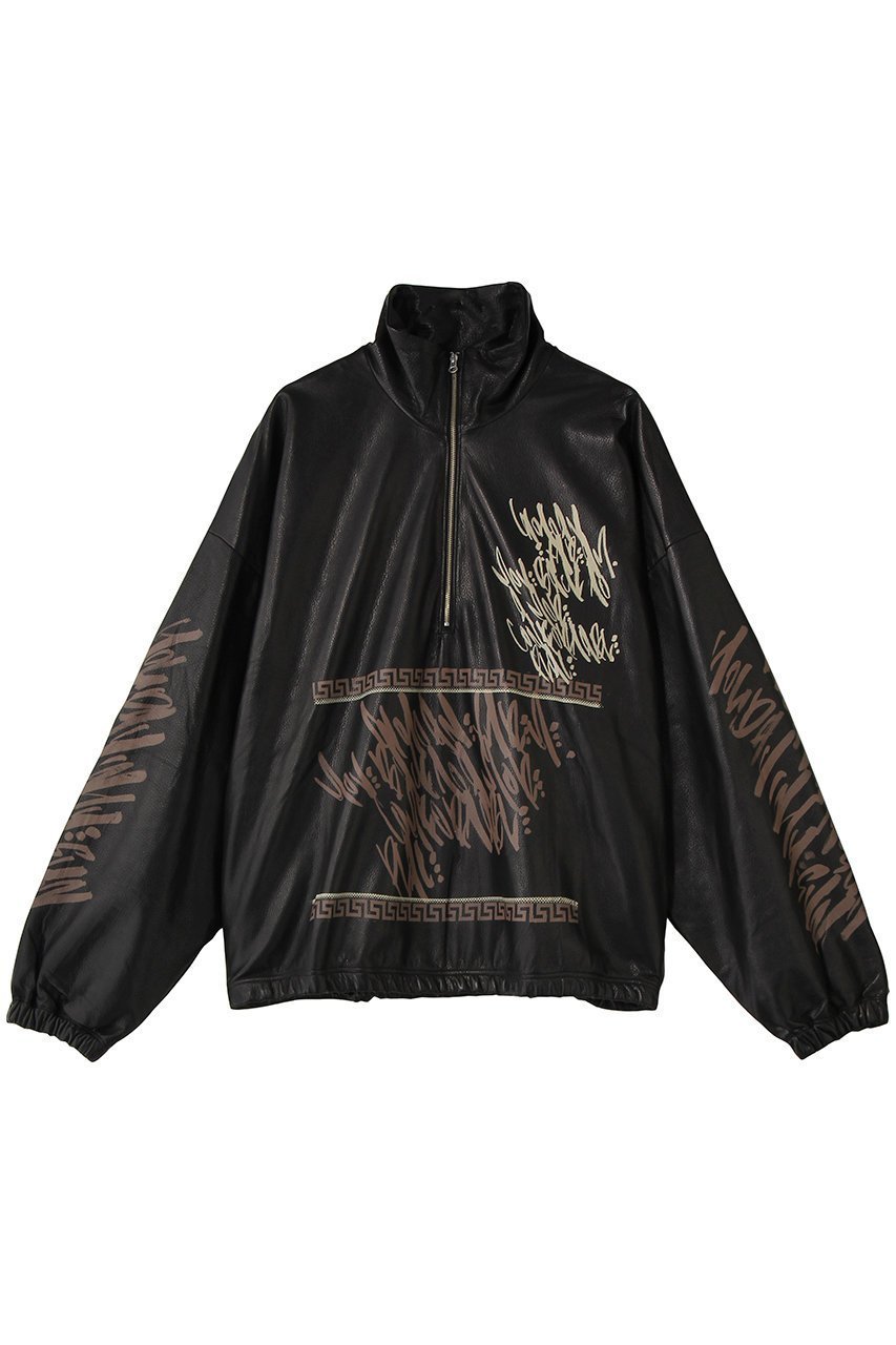 【シシ/sisii】のPRINT CROPPED ハーフジップ インテリア・キッズ・メンズ・レディースファッション・服の通販 founy(ファニー) 　ファッション　Fashion　レディースファッション　Fashion for Women　アウター　Coat / Outerwear Collection　レディースジャケット・軽アウター　Jackets　クロップド　Cropped, Short Length　ショルダー　Shoulder, Shoulder Strap　ジャケット　Jacket, Outerwear　ドロップ　Drop Shoulder, Dropped Style　プリント　Print, Printed Pattern　リラックス　Relax, Relaxed Fit　新作・新入荷　New Arrivals / New In　ブラック/プリント1|ID: prp329100004889680 ipo3291000000036536385