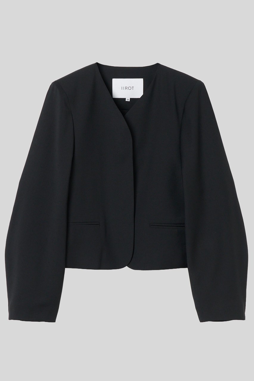 【イロット/IIROT】のTetoron Wool tropical ジャケット 人気、トレンドファッション・服の通販 founy(ファニー) 　ファッション　Fashion　レディースファッション　Fashion for Women　アウター　Coat / Outerwear Collection　レディースジャケット・軽アウター　Jackets　コンパクト　Compact, Small Size　ジャケット　Jacket, Outerwear　スリーブ　Sleeve, Long Sleeve / Short Sleeve　フォルム　Silhouette, Form　リラックス　Relax, Relaxed Fit　夏　Summer　 other-1|ID: prp329100004889683 ipo3291000000036536412