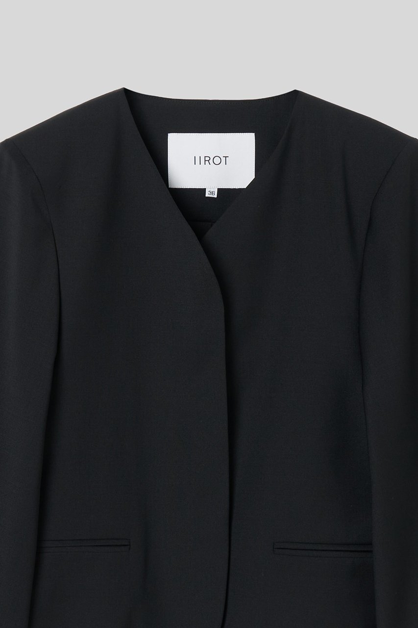 【イロット/IIROT】のTetoron Wool tropical ジャケット 人気、トレンドファッション・服の通販 founy(ファニー) 　ファッション　Fashion　レディースファッション　Fashion for Women　アウター　Coat / Outerwear Collection　レディースジャケット・軽アウター　Jackets　コンパクト　Compact, Small Size　ジャケット　Jacket, Outerwear　スリーブ　Sleeve, Long Sleeve / Short Sleeve　フォルム　Silhouette, Form　リラックス　Relax, Relaxed Fit　夏　Summer　other-3|ID: prp329100004889683 ipo3291000000036536418