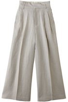 【アンクレイヴ/uncrave】のリヨセルライトリネン ワイドトラウザー 人気、トレンドファッション・服の通販 founy(ファニー) ファッション Fashion レディースファッション Fashion for Women パンツ Pants & Trousers フロント Front, Front Design ベーシック Basic, Essential リネン Linen, Linen Fabric 再入荷 Restock / Back in Stock 夏 Summer thumbnail フラックス|ID: prp329100004889684 ipo3291000000036536433