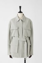 【オーヴィル/EAUVIRE】のシルクジョーゼットサファリジャケット 人気、トレンドファッション・服の通販 founy(ファニー) ファッション Fashion レディースファッション Fashion for Women アウター Coat / Outerwear Collection レディースジャケット・軽アウター Jackets おすすめ Recommended / Our Picks シルク Silk, 100% Silk ジャケット Jacket, Outerwear ジョーゼット Georgette, Semi-Sheer Fabric セットアップ Set-Up, Coordinated Outfit パッチ Patch, Appliqué ポケット Pocket, Pocket Detail 羽織 Haori, Light Jacket thumbnail セージ|ID: prp329100004889709 ipo3291000000036536692