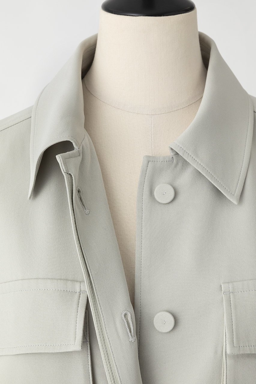 【オーヴィル/EAUVIRE】のシルクジョーゼットサファリジャケット 人気、トレンドファッション・服の通販 founy(ファニー) 　ファッション　Fashion　レディースファッション　Fashion for Women　アウター　Coat / Outerwear Collection　レディースジャケット・軽アウター　Jackets　おすすめ　Recommended / Our Picks　シルク　Silk, 100% Silk　ジャケット　Jacket, Outerwear　ジョーゼット　Georgette, Semi-Sheer Fabric　セットアップ　Set-Up, Coordinated Outfit　パッチ　Patch, Appliqué　ポケット　Pocket, Pocket Detail　羽織　Haori, Light Jacket　other-7|ID: prp329100004889709 ipo3291000000036536703