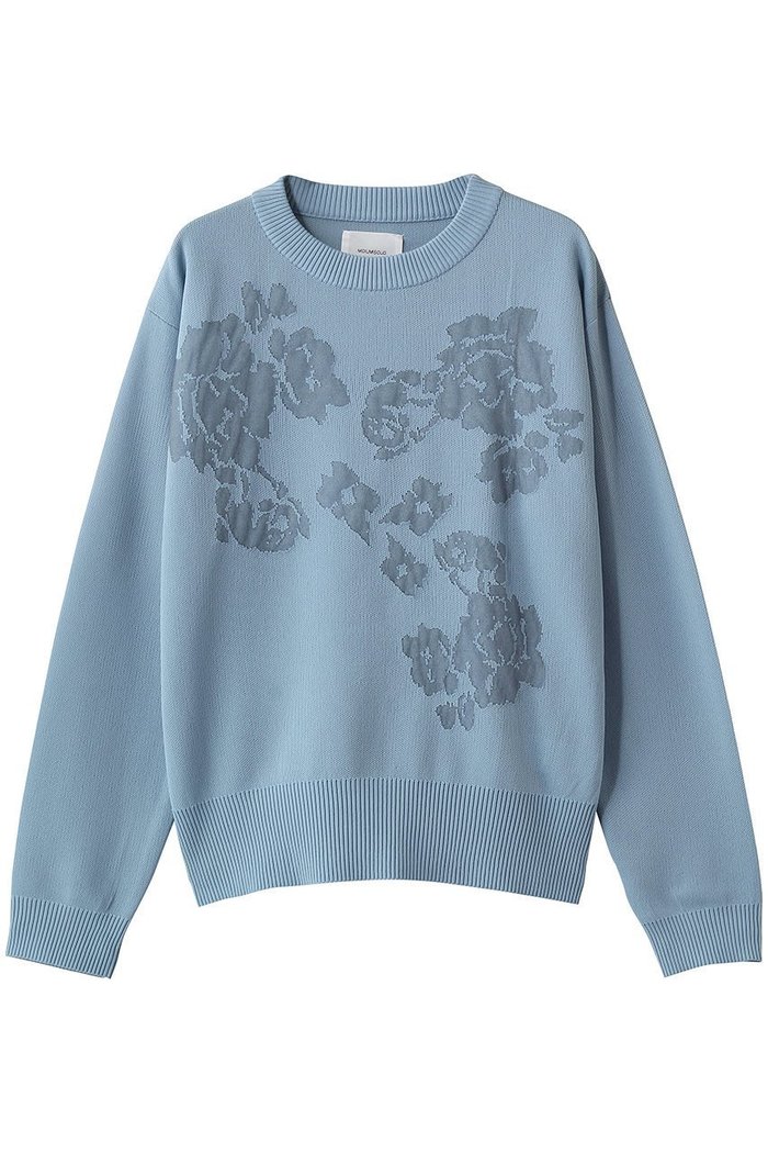 【ミディウミソリッド/MIDIUMISOLID】のflower jacquard P/O プルオーバー インテリア・キッズ・メンズ・レディースファッション・服の通販 founy(ファニー) https://founy.com/ ファッション Fashion レディースファッション Fashion for Women トップス・カットソー Cut & Sew Tops ニット Knit Tops & Sweaters カジュアルプルオーバー・ニットトップス Pullovers & Knit Tops / Casual Pullovers エレガント 上品 Elegant シアー Sheer, See-Through シンプル Simple, Minimal ジャカード／ジャガード Jacquard, Woven Pattern スリーブ Sleeve, Long Sleeve / Short Sleeve フェミニン Feminine, Girly フラワー Flower, Floral モチーフ Motif, Design Theme ロング Long, Long-Length |ID: prp329100004889721 ipo3291000000036536821