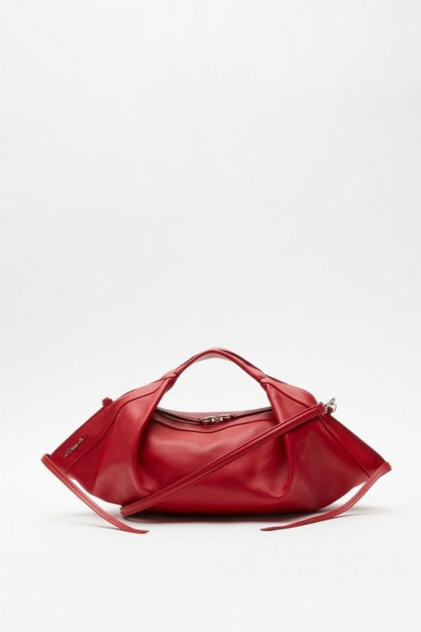 【スリーワン フィリップリム/3.1 Phillip Lim】のMINI LUNA クロスボディ インテリア・キッズ・メンズ・レディースファッション・服の通販 founy(ファニー) 　ファッション　Fashion　レディースファッション　Fashion for Women　バッグ　Bags　コンパクト　Compact, Small Size　フォルム　Silhouette, Form　フラット　Flat, Flat Shoes　新作・新入荷　New Arrivals / New In　レッド|ID: prp329100004889749 ipo3291000000036537046