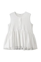 【アダワス/ADAWAS】のドライ コットン ジャージー ペプラム Tシャツ ホワイト|ID: prp329100004889766 ipo3291000000036537284