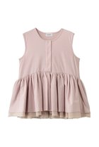 【アダワス/ADAWAS】のドライ コットン ジャージー ペプラム Tシャツ ピンク|ID: prp329100004889766 ipo3291000000036537286