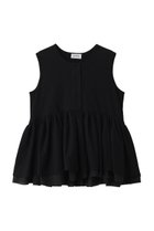 【アダワス/ADAWAS】のドライ コットン ジャージー ペプラム Tシャツ ブラック|ID: prp329100004889766 ipo3291000000036537288