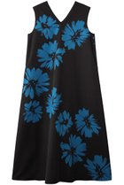 【エムフィル/M Fil】のコートフルールプリント Vネックフレアワンピース ブラック|ID: prp329100004889771 ipo3291000000036789351