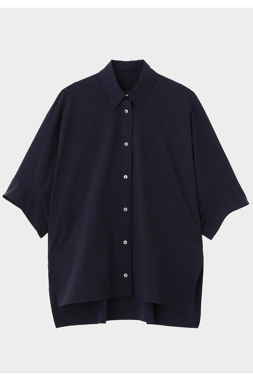 【ル フィル/LE PHIL】のSOLOTEXブロード5分袖ブラウス インテリア・キッズ・メンズ・レディースファッション・服の通販 founy(ファニー) ファッション Fashion レディースファッション Fashion for Women トップス・カットソー Cut & Sew Tops シャツ・ブラウス・オフィスカジュアル Elegant Blouses & Button-Ups クッション Cushion, Throw Pillow ショート Short, Short Length シンプル Simple, Minimal ジャケット Jacket, Outerwear スタンダード Standard, Basic ストレッチ Stretch, Stretchy Fabric スリーブ Sleeve, Long Sleeve / Short Sleeve フォルム Silhouette, Form ブロード Broadcloth, Fine Cotton 新作・新入荷 New Arrivals / New In ネイビー|ID: prp329100004889806 ipo3291000000036537807