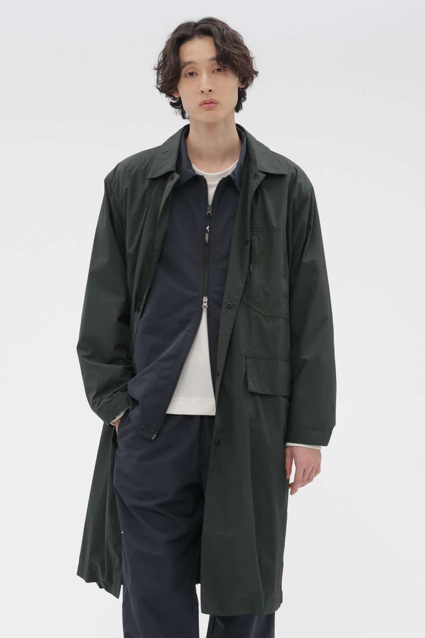 【その他のブランド/Other】のRECYCLED NYLON COMPACT RIPSTOP COAT インテリア・キッズ・メンズ・レディースファッション・服の通販 founy(ファニー) ファッション Fashion レディースファッション Fashion for Women アウター Coat / Outerwear Collection コート・ロングコート・ピーコート Long Coats, Peacoats & More チェスターコート・ロング丈アウター Chester Coats / Chesterfield Long Coats アクリル Acrylic Material コレクション Collection, Seasonal Line コーティング Coating, Coated Finish スポーティ Sporty, Casual Athletic マーガレット Marguerite, Daisy Pattern モダン Modern, Contemporary リップ Lip, Lip Motif ロング Long, Long-Length 新作・新入荷 New Arrivals / New In グレー|ID: prp329100004889807 ipo3291000000036537819