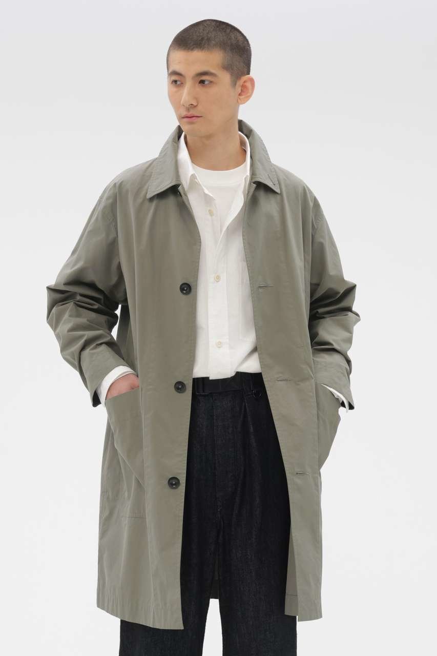 【その他のブランド/Other】のPROOFED COTTON POPLIN COAT インテリア・キッズ・メンズ・レディースファッション・服の通販 founy(ファニー) ファッション Fashion レディースファッション Fashion for Women アウター Coat / Outerwear Collection コート・ロングコート・ピーコート Long Coats, Peacoats & More フロント Front, Front Design ポケット Pocket, Pocket Detail ロング Long, Long-Length ワーク Workwear, Utility Style 新作・新入荷 New Arrivals / New In グリーン|ID: prp329100004889808 ipo3291000000036537837
