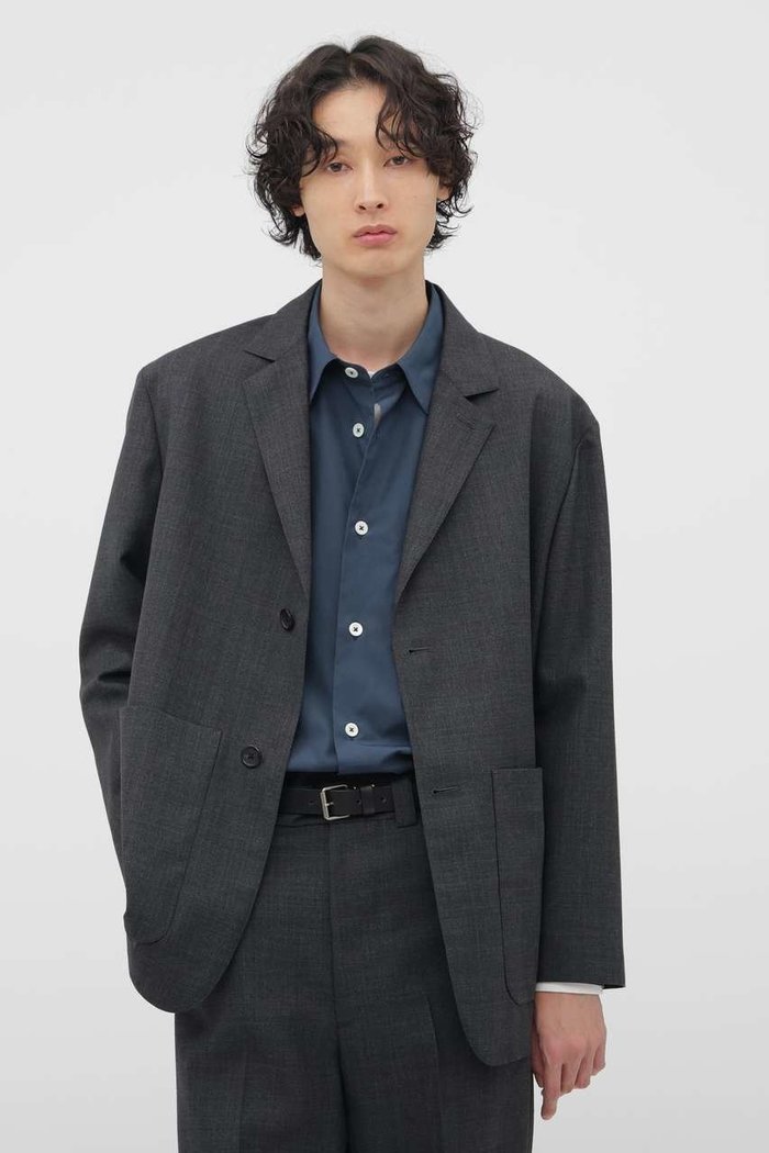 【マーガレット ハウエル/MARGARET HOWELL / MEN】のCRISP WOOL PLAINWEAVE JACKET インテリア・キッズ・メンズ・レディースファッション・服の通販 founy(ファニー) https://founy.com/ ファッション Fashion レディースファッション Fashion for Women アウター Coat / Outerwear Collection レディースジャケット・軽アウター Jackets おすすめ Recommended / Our Picks ショルダー Shoulder, Shoulder Strap ジャケット Jacket, Outerwear セットアップ Set-Up, Coordinated Outfit ドロップ Drop Shoulder, Dropped Style パッチ Patch, Appliqué ポケット Pocket, Pocket Detail モダン Modern, Contemporary |ID: prp329100004889823 ipo3291000000036538037
