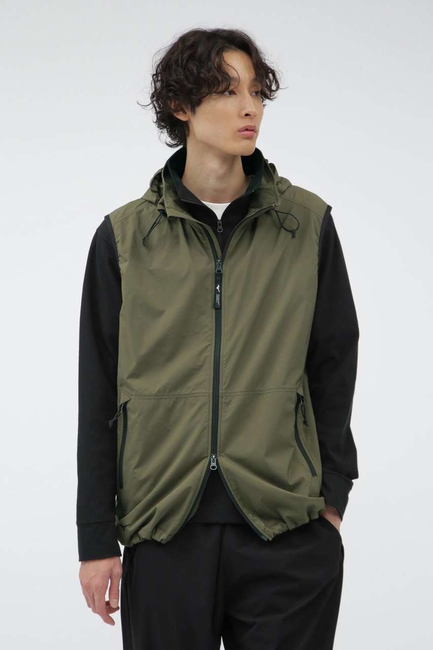 【その他のブランド/Other】のSTRETCH NYLON MICRO RIP STOP インテリア・キッズ・メンズ・レディースファッション・服の通販 founy(ファニー) 　ファッション　Fashion　レディースファッション　Fashion for Women　アウター　Coat / Outerwear Collection　レディースジャケット・軽アウター　Jackets　インナー　Innerwear　コレクション　Collection, Seasonal Line　軽量　Lightweight, Ultra Light　ジャケット　Jacket, Outerwear　ストレッチ　Stretch, Stretchy Fabric　スピンドル　Spindle, Drawcord　フロント　Front, Front Design　ベスト　Vest, Waistcoat　マーガレット　Marguerite, Daisy Pattern　メッシュ　Mesh, Net Fabric　新作・新入荷　New Arrivals / New In　カーキ|ID: prp329100004889841 ipo3291000000036538196