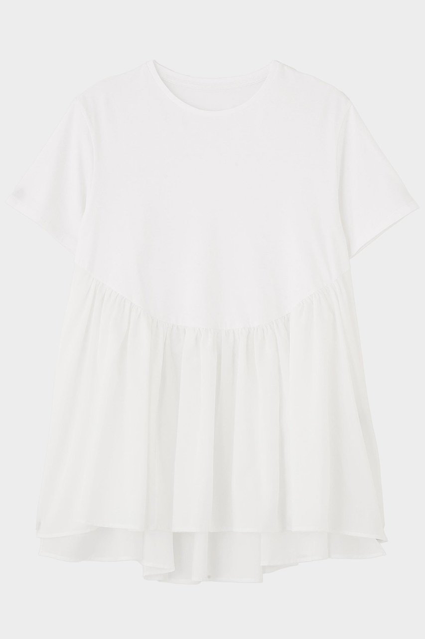 【ル フィル/LE PHIL】のコンビジャージープルオーバー 人気、トレンドファッション・服の通販 founy(ファニー) 　ファッション　Fashion　レディースファッション　Fashion for Women　トップス・カットソー　Cut & Sew Tops　シャツ・ブラウス・オフィスカジュアル　Elegant Blouses & Button-Ups　ロングTシャツ・Tシャツ　Longline T-Shirts & Tees　カジュアルプルオーバー・ニットトップス　Pullovers & Knit Tops / Casual Pullovers　カットソー・ベーシックTシャツ　Cut-and-Sewn Tops / Stretch Tees & Basics　コンビ　Combo, Combination Style　ショート　Short, Short Length　シンプル　Simple, Minimal　スタンダード　Standard, Basic　スリーブ　Sleeve, Long Sleeve / Short Sleeve　ドレープ　Drape, Draping Fabric　フェミニン　Feminine, Girly　ヘムライン　Hemline, Bottom Cut　再入荷　Restock / Back in Stock　春　Spring　秋　Autumn　 other-1|ID: prp329100004889870 ipo3291000000036538602