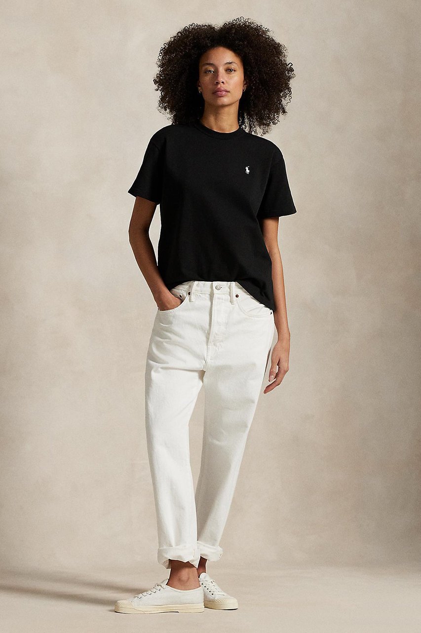 【ラルフローレン/RALPH LAUREN】の【POLO RALPH LAUREN】コットン ジャージー クルーネック Tシャツ 人気、トレンドファッション・服の通販 founy(ファニー) ファッション Fashion レディースファッション Fashion for Women トップス・カットソー Cut & Sew Tops シャツ・ブラウス・オフィスカジュアル Elegant Blouses & Button-Ups ロングTシャツ・Tシャツ Longline T-Shirts & Tees カットソー・ベーシックTシャツ Cut-and-Sewn Tops / Stretch Tees & Basics インナー Innerwear ショート Short, Short Length ジャケット Jacket, Outerwear スリーブ Sleeve, Long Sleeve / Short Sleeve デニム Denim, Jeans Material フィット Fit, Slim Fit リラックス Relax, Relaxed Fit エレガント 上品 Elegant 新作・新入荷 New Arrivals / New In other-2|ID: prp329100004889873 ipo3291000000036538649