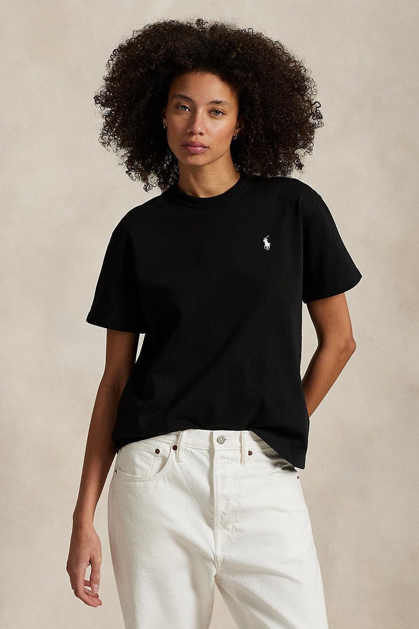 【ラルフローレン/RALPH LAUREN】の【POLO RALPH LAUREN】コットン ジャージー クルーネック Tシャツ 人気、トレンドファッション・服の通販 founy(ファニー) ファッション Fashion レディースファッション Fashion for Women トップス・カットソー Cut & Sew Tops シャツ・ブラウス・オフィスカジュアル Elegant Blouses & Button-Ups ロングTシャツ・Tシャツ Longline T-Shirts & Tees カットソー・ベーシックTシャツ Cut-and-Sewn Tops / Stretch Tees & Basics インナー Innerwear ショート Short, Short Length ジャケット Jacket, Outerwear スリーブ Sleeve, Long Sleeve / Short Sleeve デニム Denim, Jeans Material フィット Fit, Slim Fit リラックス Relax, Relaxed Fit エレガント 上品 Elegant 新作・新入荷 New Arrivals / New In other-5|ID: prp329100004889873 ipo3291000000036538655