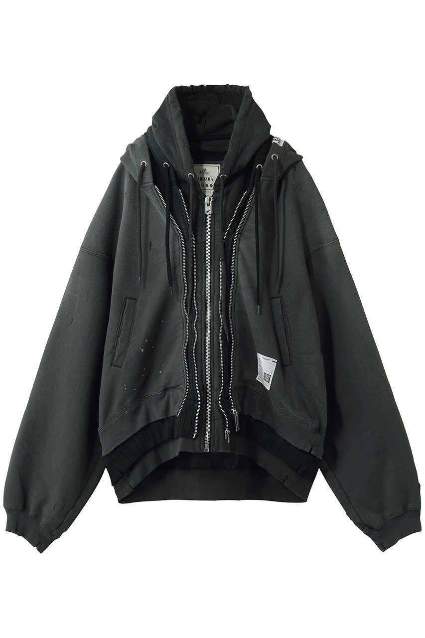 【メゾン ミハラヤスヒロ/Maison MIHARA YASUHIRO / MEN】の【MEN】【Maison MIHARA YASUHIRO】TRIPLE LAYERED パーカ 人気、トレンドファッション・服の通販 founy(ファニー) 　ファッション　Fashion　メンズファッション　Fashion for Men　トップス・カットソー　Cut & Sew Tops　パーカー・フーディー / カジュアルコーデ　Hoodies & Parkas　メンズシャツ　Shirts　ボトム　Bottoms, Lower Wear　ワイド　Wide, Wide Fit　新作・新入荷　New Arrivals / New In　 other-1|ID: prp329100004889876 ipo3291000000036538707