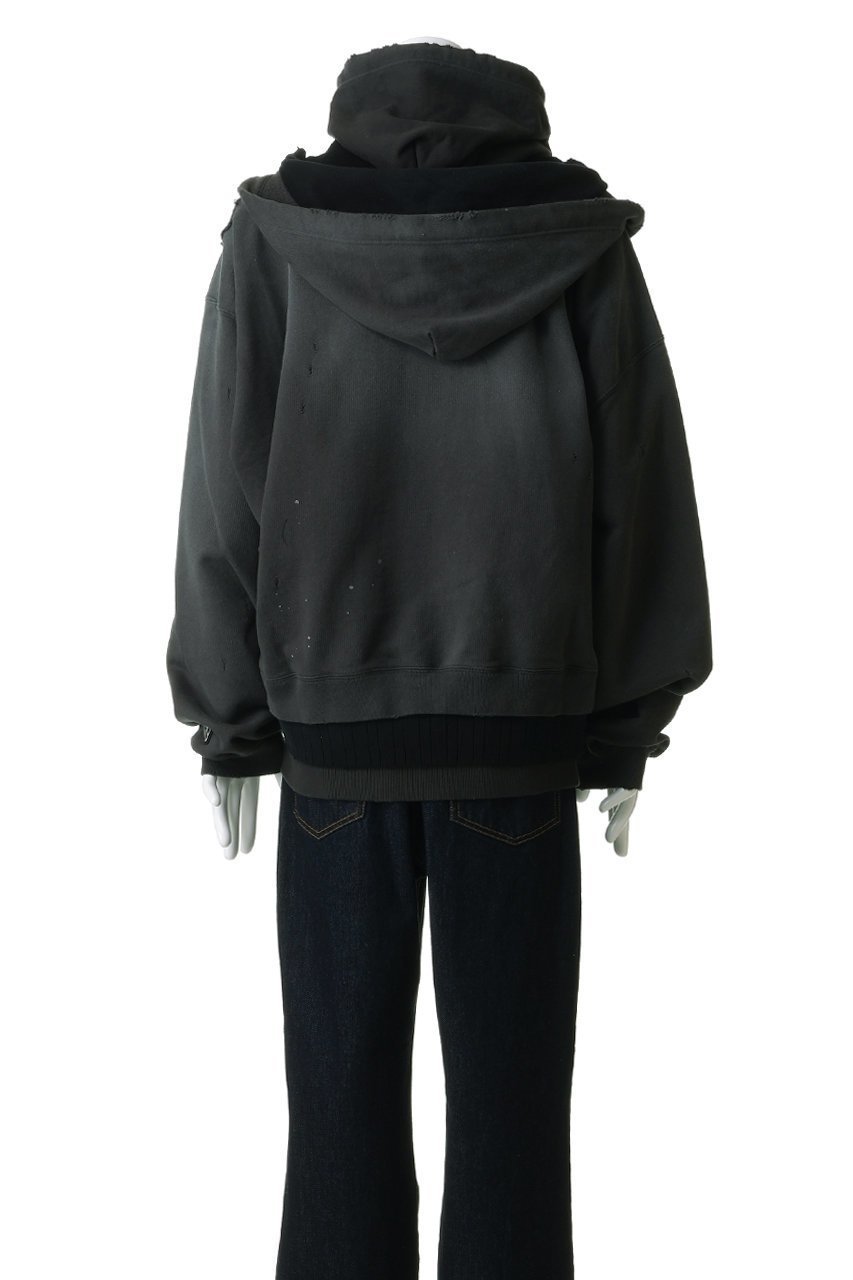 【メゾン ミハラヤスヒロ/Maison MIHARA YASUHIRO / MEN】の【MEN】【Maison MIHARA YASUHIRO】TRIPLE LAYERED パーカ 人気、トレンドファッション・服の通販 founy(ファニー) 　ファッション　Fashion　メンズファッション　Fashion for Men　トップス・カットソー　Cut & Sew Tops　パーカー・フーディー / カジュアルコーデ　Hoodies & Parkas　メンズシャツ　Shirts　ボトム　Bottoms, Lower Wear　ワイド　Wide, Wide Fit　新作・新入荷　New Arrivals / New In　other-4|ID: prp329100004889876 ipo3291000000036538715