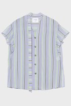 【スタニングルアー/STUNNING LURE】の【4/1 11:00販売開始】【Waltz】ストライプアシンメトリーカラーシャツ 人気、トレンドファッション・服の通販 founy(ファニー) ファッション Fashion レディースファッション Fashion for Women トップス・カットソー Cut & Sew Tops シャツ・ブラウス・オフィスカジュアル Elegant Blouses & Button-Ups アシンメトリー Asymmetrical Style インナー Innerwear ショルダー Shoulder, Shoulder Strap ジャケット Jacket, Outerwear ストライプ Stripe, Striped Pattern スリーブ Sleeve, Long Sleeve / Short Sleeve ドロップ Drop Shoulder, Dropped Style バランス Balance, Style Balance ヘムライン Hemline, Bottom Cut モダン Modern, Contemporary ラウンド Round, Round Neck ロング Long, Long-Length ワッシャー Washer, Crinkled Finish 夏 Summer 春 Spring S/S・春夏 SS, Spring/Summer, Warm Season thumbnail パープル|ID: prp329100004889879 ipo3291000000036538754