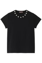 【アミカ/AMICA】のパールTシャツ 人気、トレンドファッション・服の通販 founy(ファニー) ファッション Fashion レディースファッション Fashion for Women トップス・カットソー Cut & Sew Tops シャツ・ブラウス・オフィスカジュアル Elegant Blouses & Button-Ups ロングTシャツ・Tシャツ Longline T-Shirts & Tees カットソー・ベーシックTシャツ Cut-and-Sewn Tops / Stretch Tees & Basics おすすめ Recommended / Our Picks ショート Short, Short Length シンプル Simple, Minimal スリーブ Sleeve, Long Sleeve / Short Sleeve パール Pearl, Pearl Accent ボトム Bottoms, Lower Wear thumbnail ブラック|ID: prp329100004889891 ipo3291000000036538910