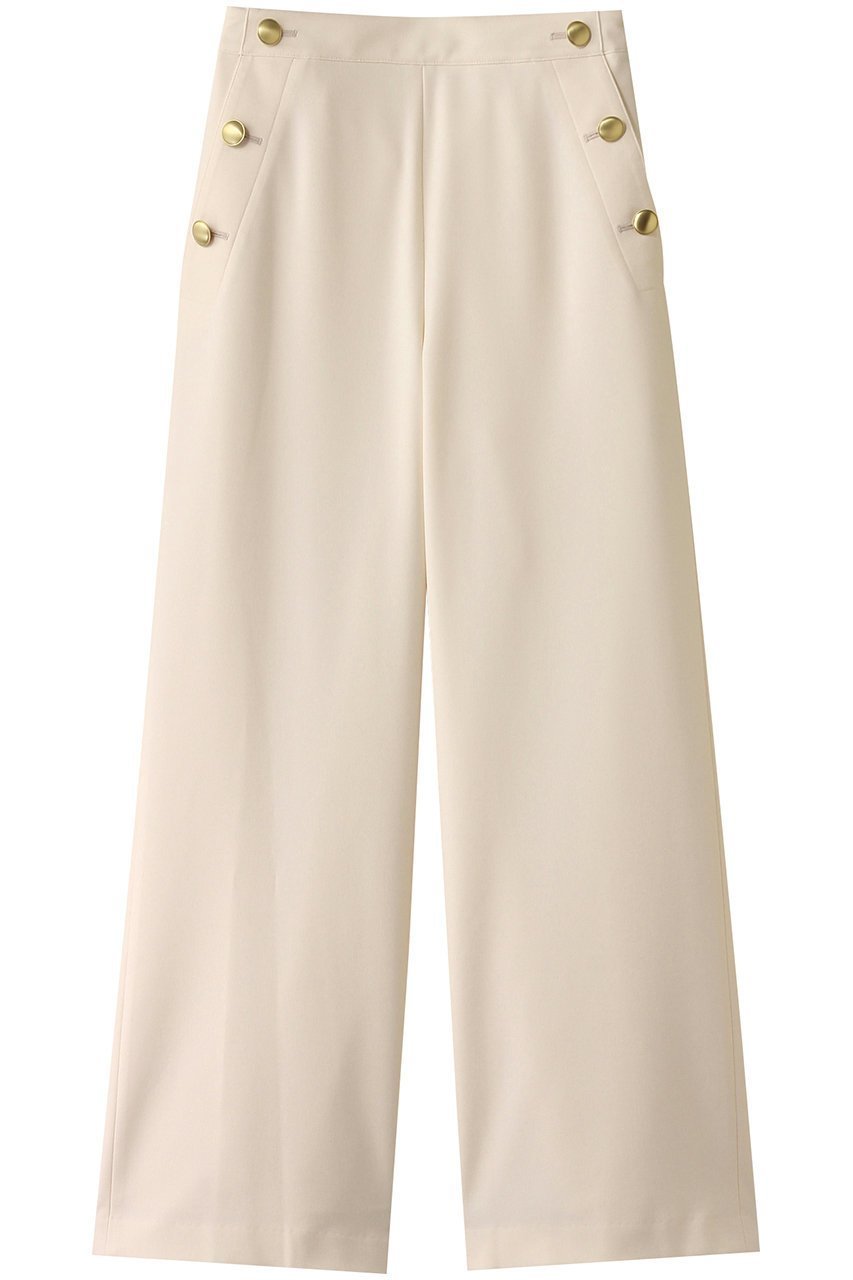 【アルアバイル/allureville】のTR裏起毛マリンパンツ インテリア・キッズ・メンズ・レディースファッション・服の通販 founy(ファニー) 　ファッション　Fashion　レディースファッション　Fashion for Women　パンツ　Pants & Trousers　ワイド　Wide, Wide Fit　エレガント 上品　Elegant　オフホワイト|ID: prp329100004889901 ipo3291000000036539053