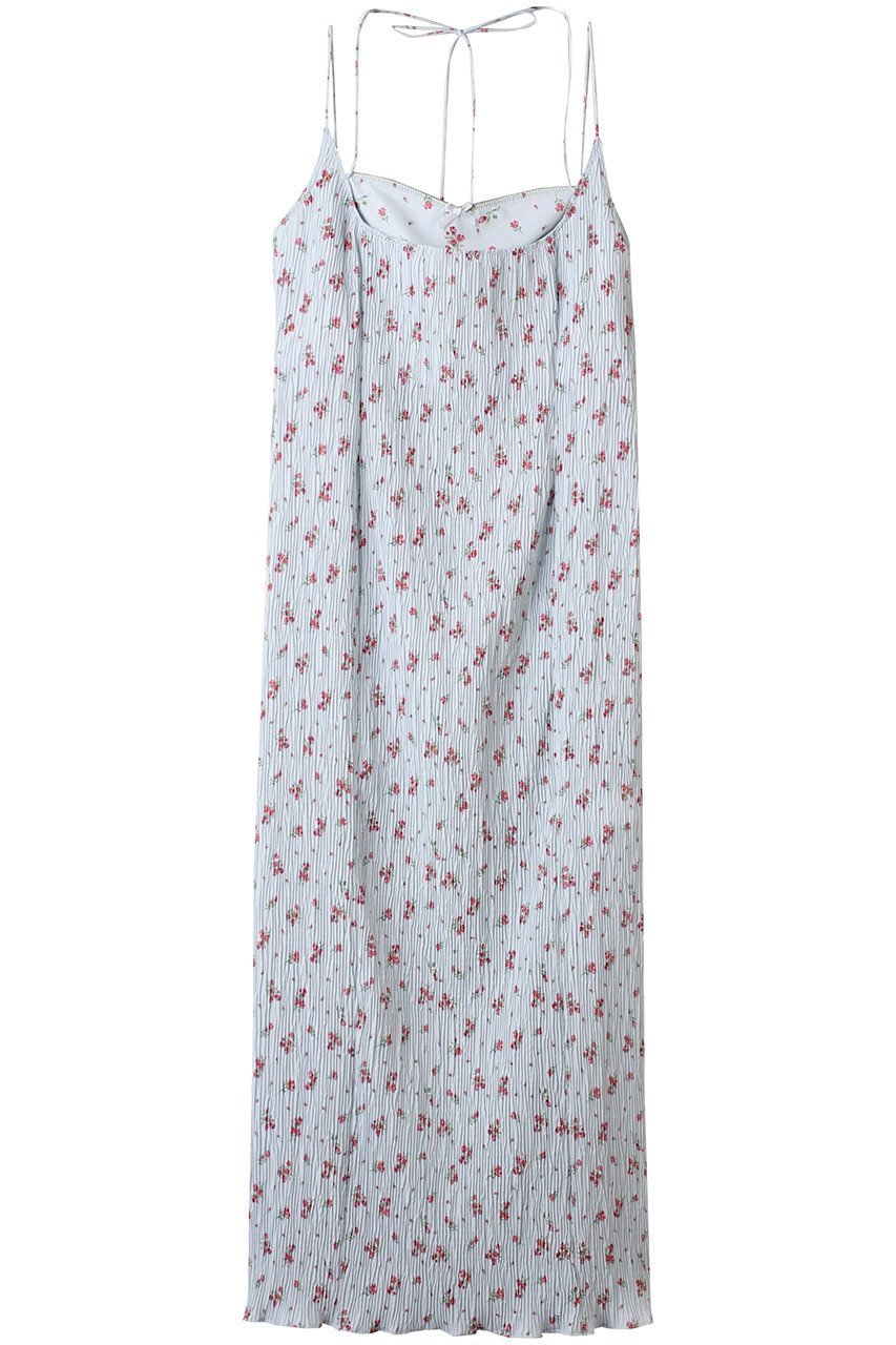 【メゾンスペシャル/MAISON SPECIAL】のSmall Flower Pleated Dress/スモールフラワープリーツワンピース インテリア・キッズ・メンズ・レディースファッション・服の通販 founy(ファニー) 　ファッション　Fashion　レディースファッション　Fashion for Women　ワンピース　Dresses　フォーマル・パーティードレス・結婚式用ドレス　Elegant & Casual Dresses　チュニック　Tunic Tops & Dresses　キャミワンピース　Cami Dress, Slip Dress　クリスタル　Crystal, Swarovski　ストレッチ　Stretch, Stretchy Fabric　スニーカー　Sneakers, Trainers　セットアップ　Set-Up, Coordinated Outfit　タンク　Tank Top, Sleeveless Top　チュニック　Tunic, Long Top　プリント　Print, Printed Pattern　プリーツ　Pleats, Pleated　リボン　Ribbon, Bow　ロング　Long, Long-Length　おすすめ　Recommended / Our Picks　夏　Summer　エレガント 上品　Elegant　BLU(ブルー)|ID: prp329100004889909 ipo3291000000036539185