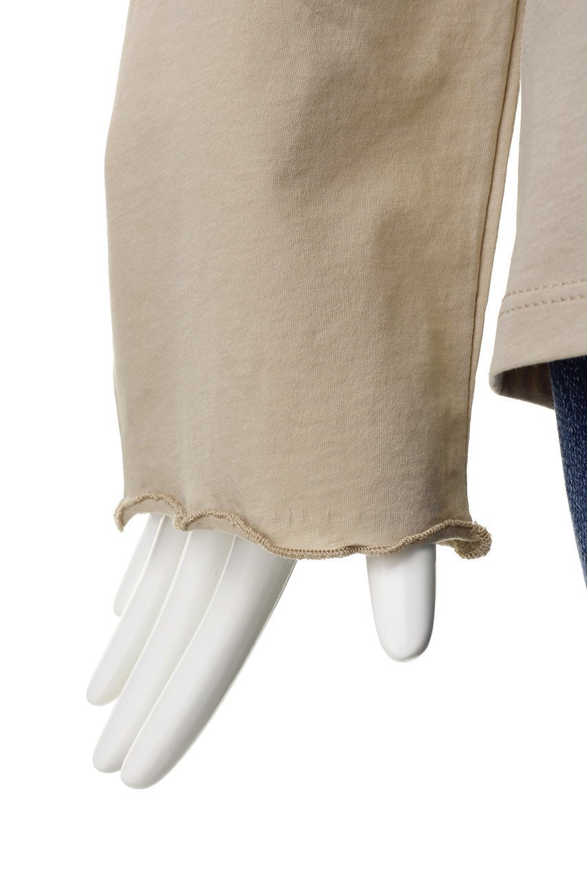 【マリリンムーン/MARILYN MOON】の【WALANCE】オーガニックコットンジャージートップ 人気、トレンドファッション・服の通販 founy(ファニー) 　ファッション　Fashion　レディースファッション　Fashion for Women　トップス・カットソー　Cut & Sew Tops　シャツ・ブラウス・オフィスカジュアル　Elegant Blouses & Button-Ups　ロングTシャツ・Tシャツ　Longline T-Shirts & Tees　カットソー・ベーシックTシャツ　Cut-and-Sewn Tops / Stretch Tees & Basics　オーガニック　Organic Cotton　シンプル　Simple, Minimal　スリーブ　Sleeve, Long Sleeve / Short Sleeve　ロング　Long, Long-Length　長袖　Long Sleeve, Full Sleeve　other-6|ID: prp329100004889935 ipo3291000000036539790